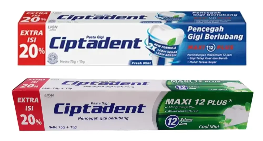 7 Rekomendasi Pasta Gigi Mengandung Fluoride Terbaik 15 ciptadent pasta gigi mengandung fluoride